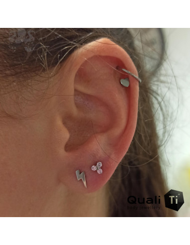 Accessoire QualiTi Coeur en titane, pour 1 ou 1.2 mm