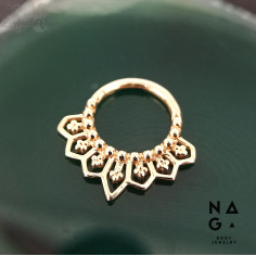 Anneau en or jaune 14k Naga Jewelery 2
