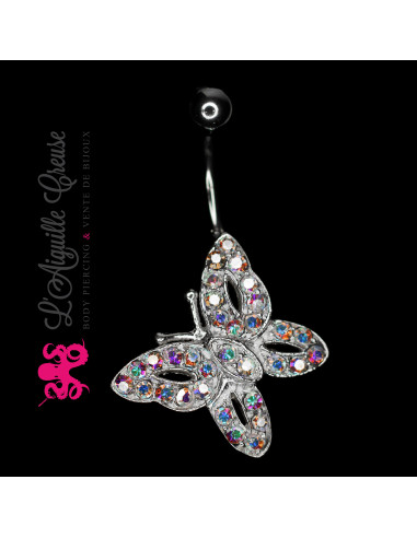 Papillon en argent.