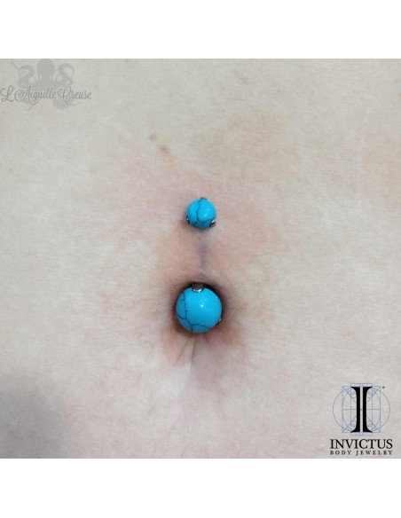 Bijou de nombril Invictus en Titane implantable