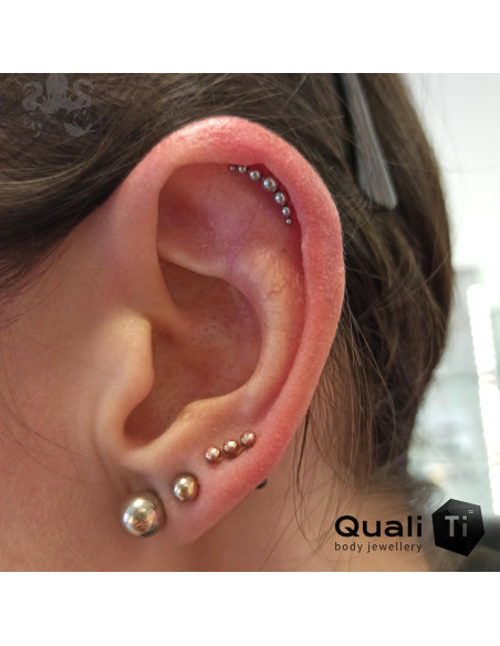 Accessoire 'Hepta' QualiTi en titane - pour 1 ou 1.2 mm