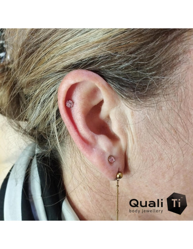 Zircon griffé QualiTi en titane - pour 1 ou 1.2 mm