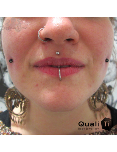 Accessoire QualiTi en titane & goldstone de 4 mm , pour 1.6 mm