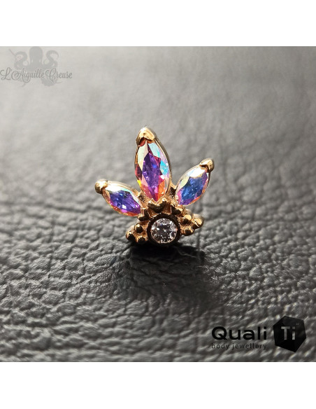 Accessoire 'Reverie' Threadless QualiTi en or jaune 14 carats