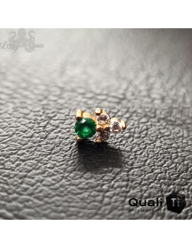 Accessoire 'Blessence' Threadless QualiTi en or jaune 14 carats