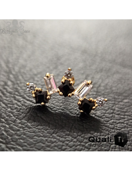 Accessoire 'Cursed Light' Threadless QualiTi en or jaune 14 carats