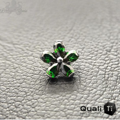 Anémone QualiTi en titane et zircons premiums, pour 1 ou 1.2 mm