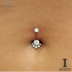 Bijou de nombril Invictus en Titane implantable 2