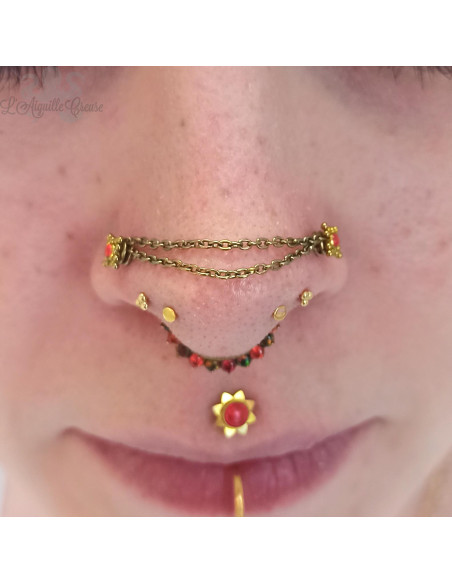 Plateau en titane pvd or Threadless