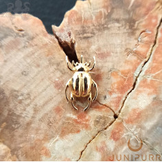 Scarabée Threadless Junipurr en or jaune 14 carats