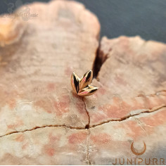 Dr Bloom Threadless Junipurr en or jaune 14 carats