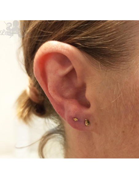 Accessoire en or jaune 18 carats Threadless