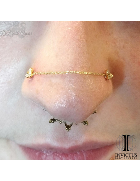 Chainette en or jaune 14 carats Invictus