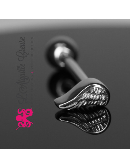 Bijou de langue Aile en fonte d'acier 