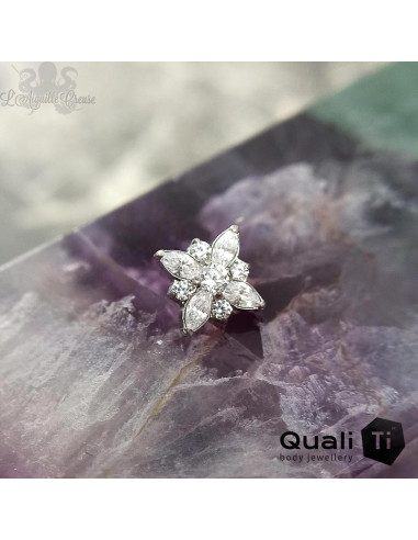 Accessoire QualiTi en titane & zircons - pour 1 ou 1.2 mm