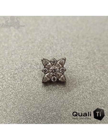 Accessoire QualiTi en titane & zircons - pour 1 ou 1.2 mm