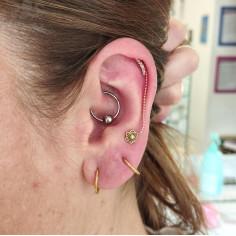 Accessoire Fleur en or jaune 18 carats Threadless 2