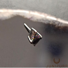 Prince Mystic Threadless Junipurr en or blanc 14 carats et Topaze 2