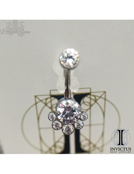 Bijou de nombril Invictus en Titane implantable