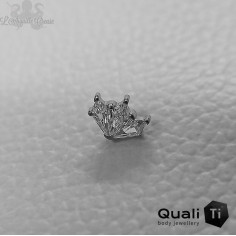 Accessoire QualiTi en titane et zircons premiums, pour 1 ou 1.2 mm