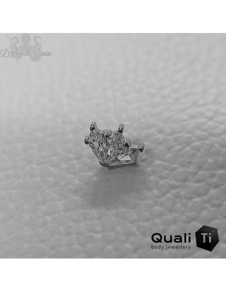 Accessoire QualiTi en titane et zircons premiums, pour 1 ou 1.2 mm