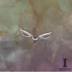 Vif d'or en or blanc 14 carats  Threadless - Invictus