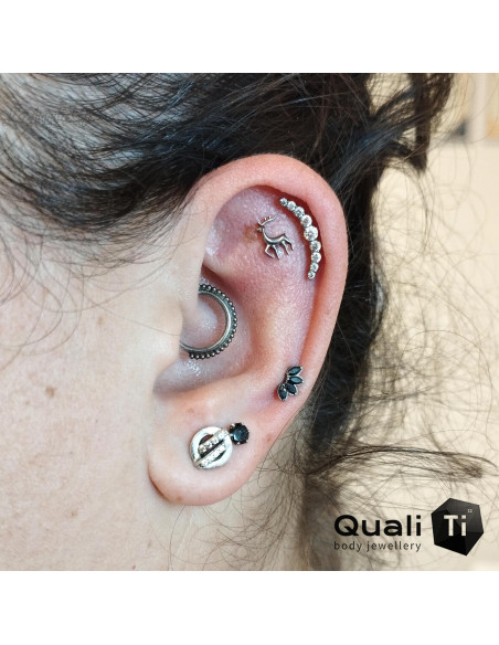 Cerf QualiTi en titane , pour 1 ou 1.2 mm