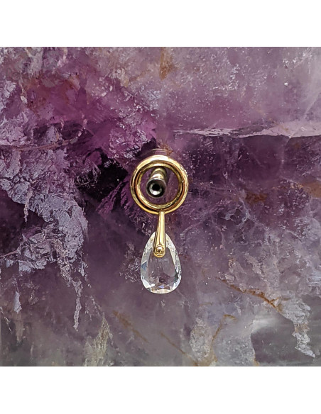 Charme Topaze et or jaune 18 carats