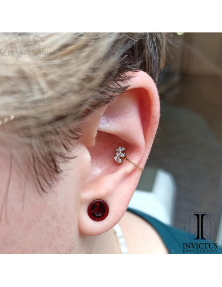 Chainette en or jaune 14 carats Invictus