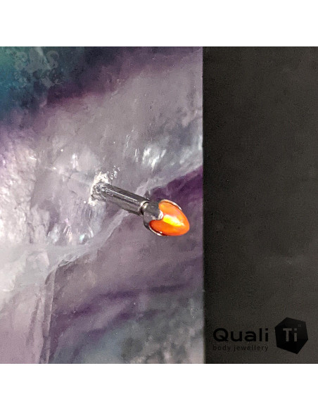 Spike d'opale synthétique QualiTi en titane -  pour 1.6 mm