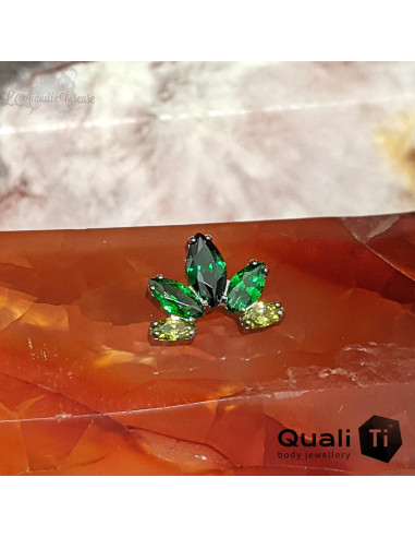 Cluster QualiTi en titane et zircons premiums, pour 1 ou 1.2 mm