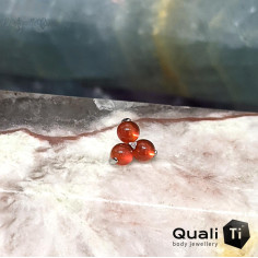 Trio de Cornaline QualiTi en titane - pour 1.2 mm