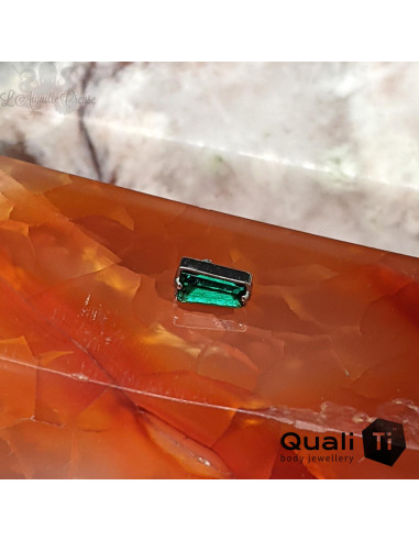 Zircon baguette QualiTi en titane- pour 1 ou 1.2 mm