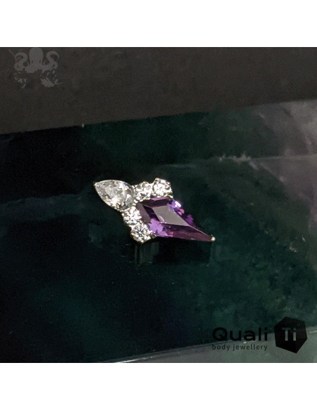 'Estonia' QualiTi en titane et zircons premiums, pour 1 ou 1.2 mm