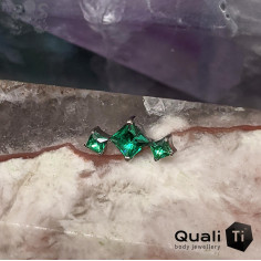 Cluster QualiTi en titane et zircons premiums, pour 1 ou 1.2 mm 2