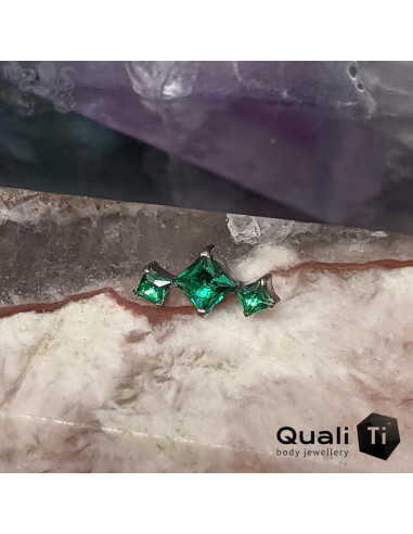 Cluster QualiTi en titane et zircons premiums, pour 1 ou 1.2 mm