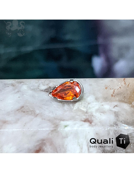 Goutte de zircon QualiTi en titane- pour 1 ou 1.2 mm
