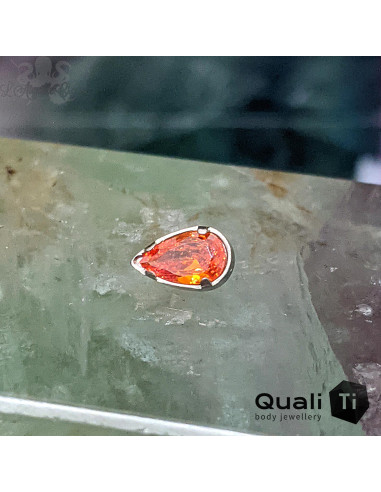 Goutte de zircon QualiTi en titane- pour 1 ou 1.2 mm