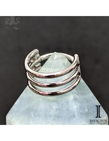 Triple anneau segmenté en titane Invictus , ouverture facile
