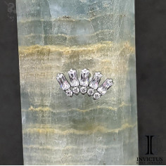 Cluster de zircons Invictus en titane - pour 1.2 mm