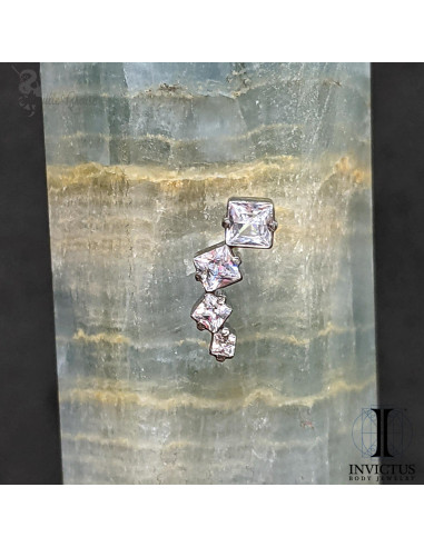 Cluster de zircons Invictus en titane - pour 1.2 mm