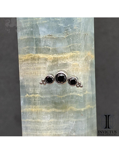 Cluster de zircons Invictus en titane - pour 1.2 mm
