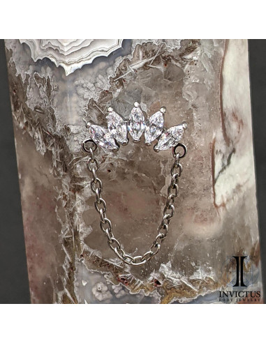 Cluster de zircons Invictus en titane - pour 1.2 mm