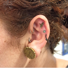 Accessoire en bronze Libellule clipable 2