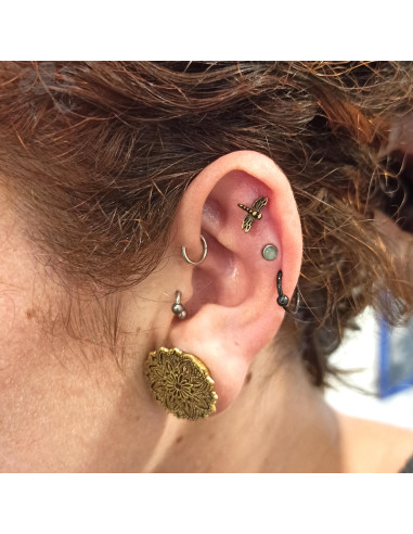 Accessoire en bronze Libellule clipable