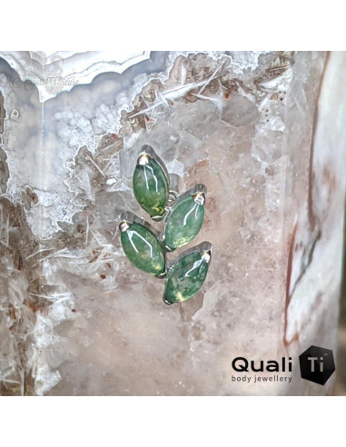 Cluster QualiTi en titane et Agate mousse - pour 1 ou 1.2 mm