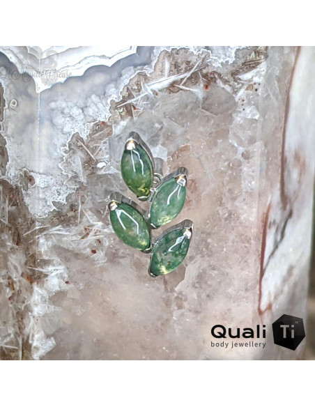 Cluster QualiTi en titane et Agate mousse - pour 1 ou 1.2 mm
