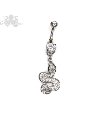Bijou de nombril serpent fantaisie