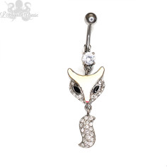 Bijou de nombril renard fantaisie