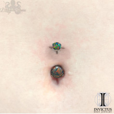 Bijou de nombril Invictus en Titane implantable 2